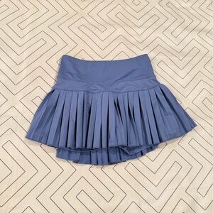 Goldhinge Blue Pleated Skort